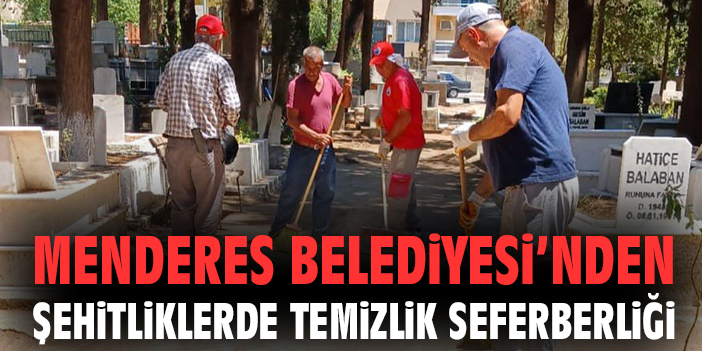 15 Temmuz Şehitliklerde Temizlik Çalışması
