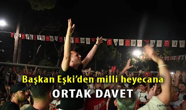 Bornovalılar Dev Ekranda Milli Takım Coşkusuna Ortak Olacak