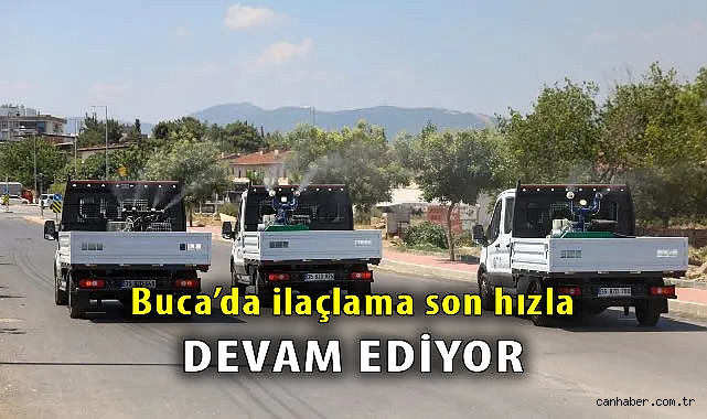 Buca Belediyesi Sivrisineklere Karşı İlaçlama Başlattı