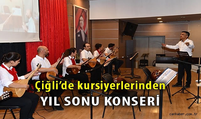 Çiğli’de Bağlama Kursiyerleri Büyük Beğeni Topladı