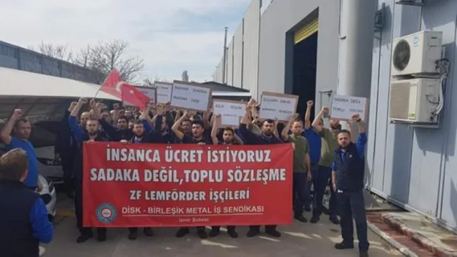 İzmir ZF Lemförder Fabrikası İşçilerinden Eylem!