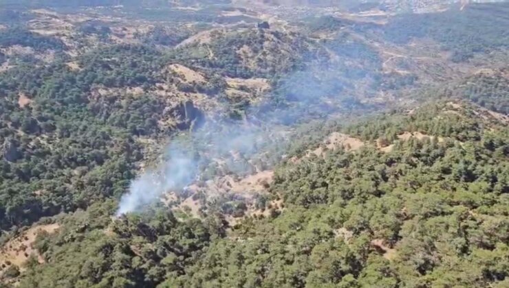 Yamanlar Dağı’nda Orman Yangını Kontrol Altında