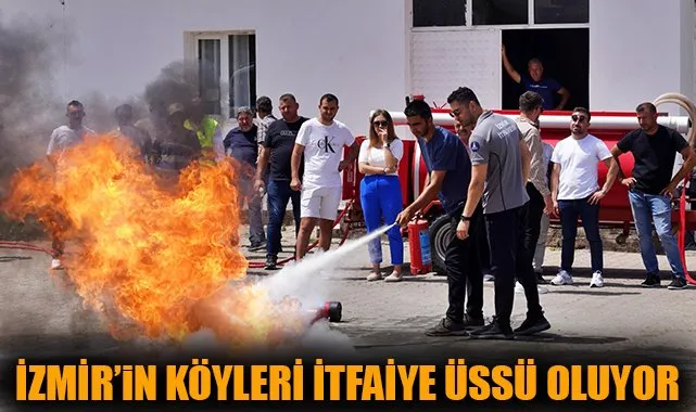 İzmir’de Yangın Tehlikesine Karşı Eğitimli Muhtarlar