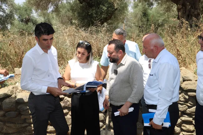 Başkan Turan, İZSU heyetiyle birlikte yatırımları yerinde inceledi