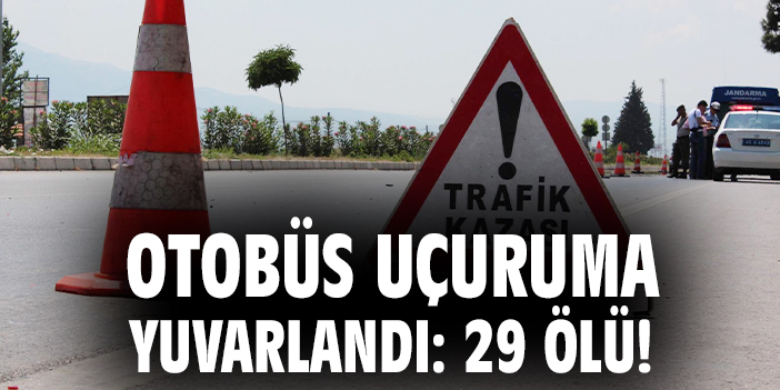Pakistan’da Otobüs Kazasında 29 Kişi Hayatını Kaybetti