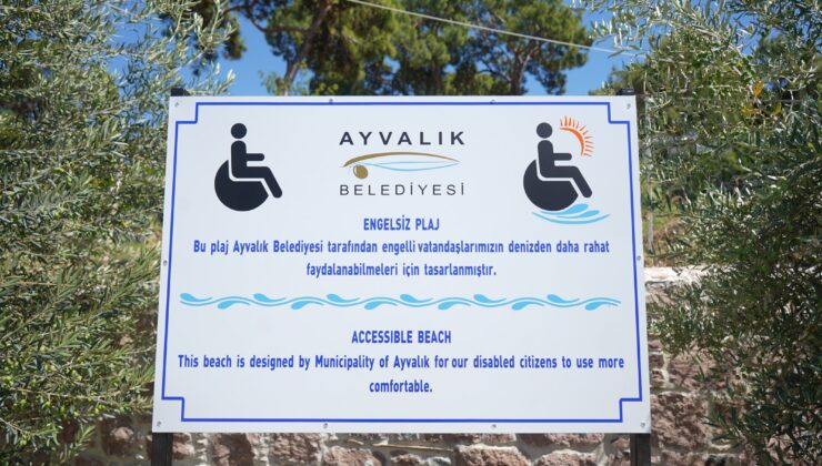 Ayvalık Belediyesi, İşletme İştirakler Müdürlüğü’ne bağlı engelsiz plaj ve engelsiz tesisler