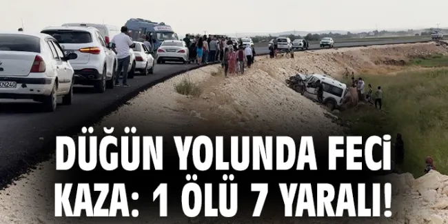 Suruç’ta Feci Kaza: 1 Ölü, 7 Yaralı!