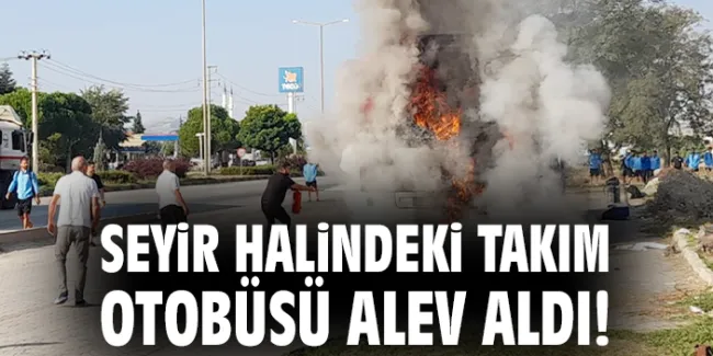 Elazığ FK’nın Otobüsünde Yangın Kabusu!