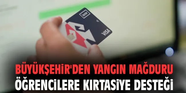İzmir’den Yangın Mağduru Öğrencilere Destek!