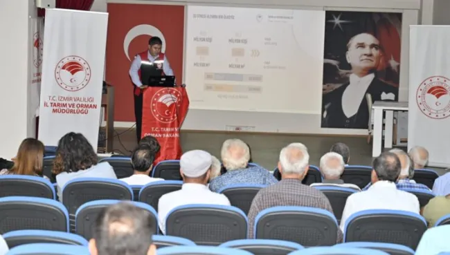 Menderes İlçesinde Yeni Tarım Destekleme Modeli Üreticilere Anlatıldı