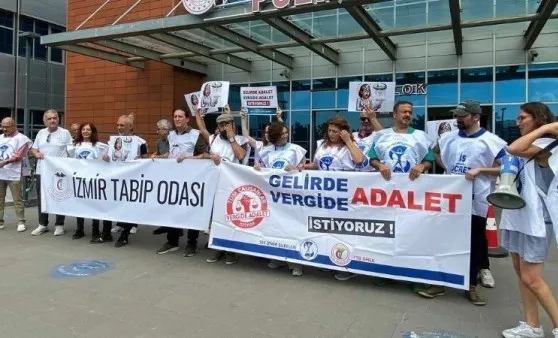 Sağlık emekçileri: Yüzde 35 vergi kesintisinden vazgeçin