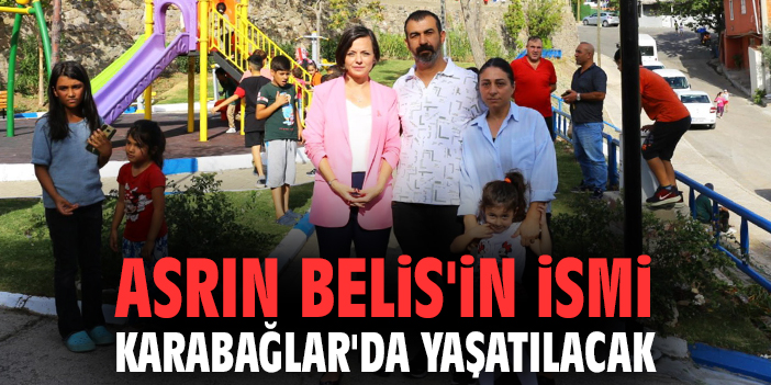 Asrın Belis Ergün Parkı Açıldı: Anı Yaşatılıyor