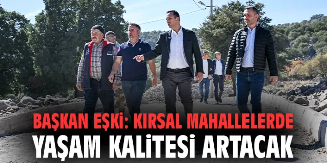 Bornova’da Kırsal Ulaşım Sorunları Çözülüyor