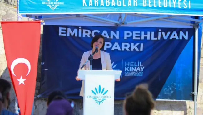 Emircan’ın adı Karabağlar Vatan Mahallesi’ndeki parkta yaşayacak