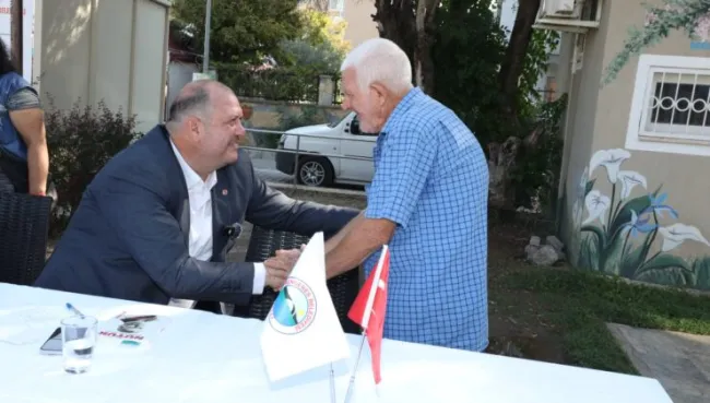 Başkan Çiçek Vatandaşları Dinledi