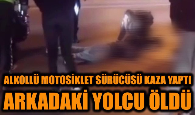İzmir’de Alkollü Sürücü Motosikletten Çıktı