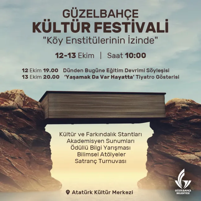 Güzelbahçe Kültür Festivali Başlıyor