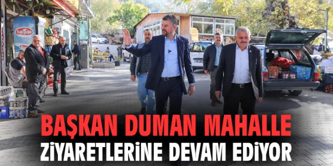 Buca’da Başkan Duman, Halkla Buluştu!