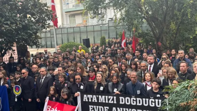 Buca Belediye Başkanı Görkem Duman, Atatürk’ü doğduğu evde andı