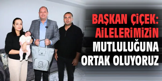 Menderes’te Yeni Doğan Bebeklere Hoş Geldin Paketi!