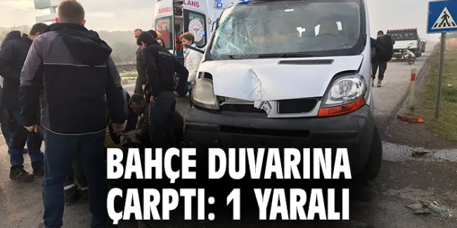 E-87 Karayolu’nda Trafik Kazası: Sürücü Yaralı!