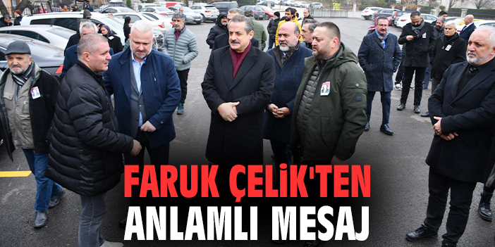 Faruk Çelik, Hatice Ünal’ın Cenazesine Katıldı