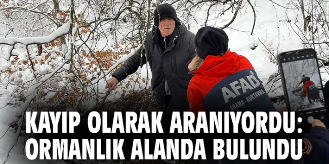 70 Yaşındaki Alzheimer Hastası Ormanda Bulundu