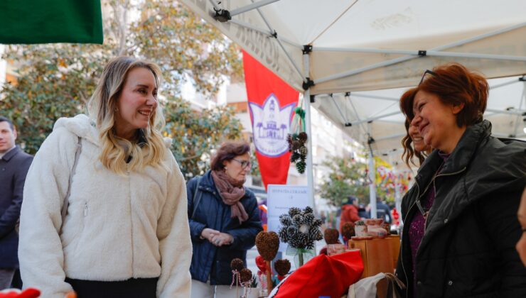 Konak’ın yılbaşı kermesinde kadın emeği vurgusu