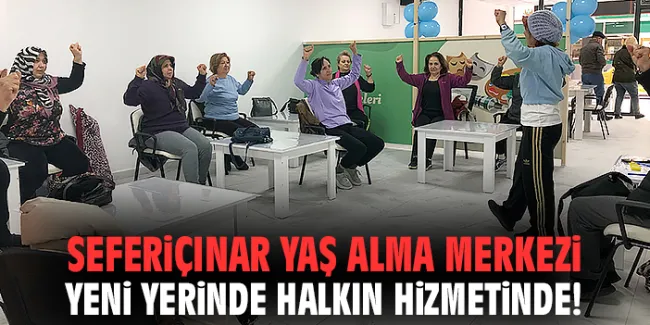 Seferihisar’da Yaş Alma Merkezi’ne Büyük İlgi!