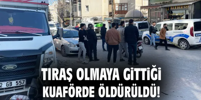 Kuaförden dönen adam silahlı saldırıda hayatını kaybetti