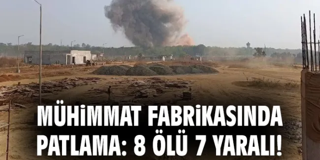 Bhandara’da Mühimmat Fabrikasında Patlama: 8 Ölü