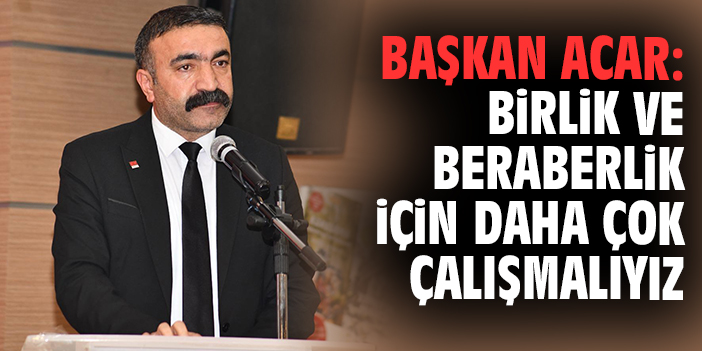 Miraç Kandili’nde Birlik ve Beraberlik Vurgusu