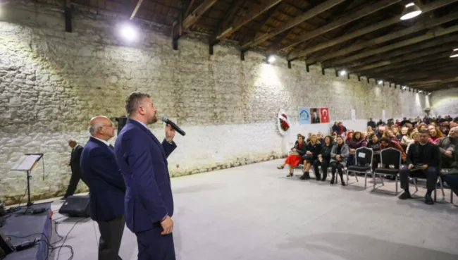 Başkan Görkem Duman, Giritli mübadilleri andı