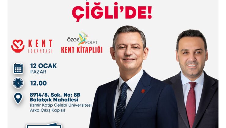 CHP Lideri Özel’den Çiğli’de iki açılış