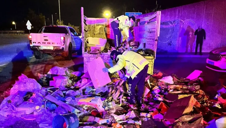 İzmir’de Uyuşturucu Taciri Kamyonla Yakalandı!