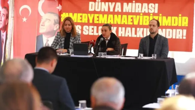 Efes Selçuk’ta Meryem Ana Evi mücadelesi sürüyor: Yılın ilk meclisi nöbet alanında!