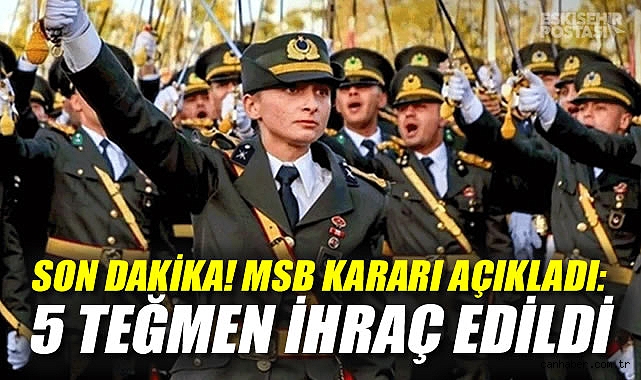 5 Teğmene TSK’dan İhraç Cezası!