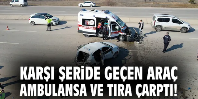 Ankara-Bolu yolunda feci kaza: 2 ağır yaralı!