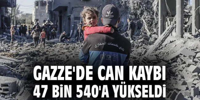 Gazze’de Can Kaybı 47 Bin 540’a Yükseldi