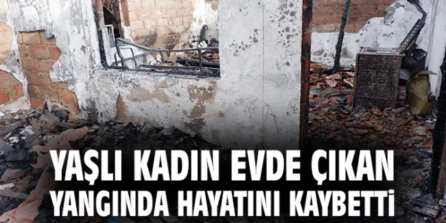 Köydeki Yangında 82 Yaşındaki Kadın Hayatını Kaybetti