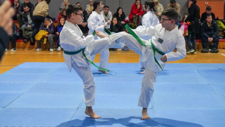 Gaziemir’in taekwondocuları kuşak heyecanı yaşadı