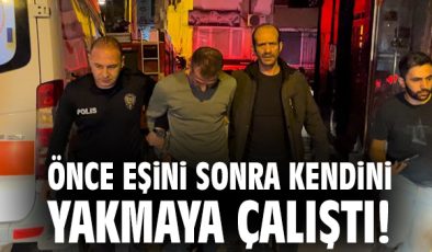 Dini Nikahlı Eşini Yakmak İstedi! Olay Polisi Çekti