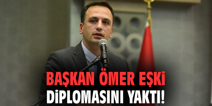 İmamoğlu’na Destek: Diplomaları Yaktı!