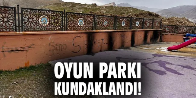 Parkta Yangın: Çocuk Oyun Grupları Ateşe Verildi!
