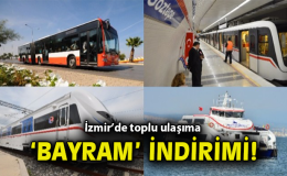 İzmir’de Bayramlarda Ulaşım Yüzde 50 İndirimli!