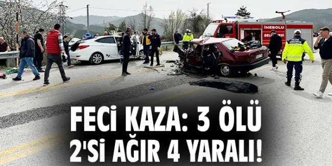 Kastamonu’da Feci Kaza: Üç Kişi Hayatını Kaybetti!