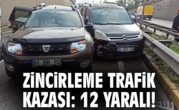 Zincirleme Kaza: 25 Araç, 12 Yaralı!