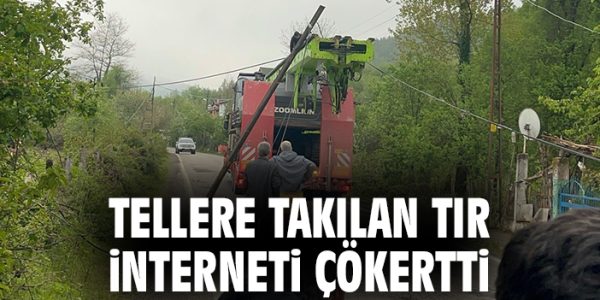 Internet Kesintisi ve Trafik Kazası: Tır Devrildi!