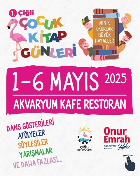 Çiğli’de Çocuklara Kitap Dolu Bir Hafta: 1. Çiğli Çocuk Kitap Günleri Başlıyor