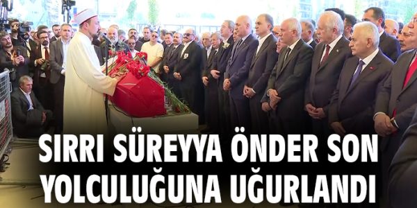 Sırrı Süreyya Önder’in Cenazesi Gözyaşlarıyla Uğurlandı
